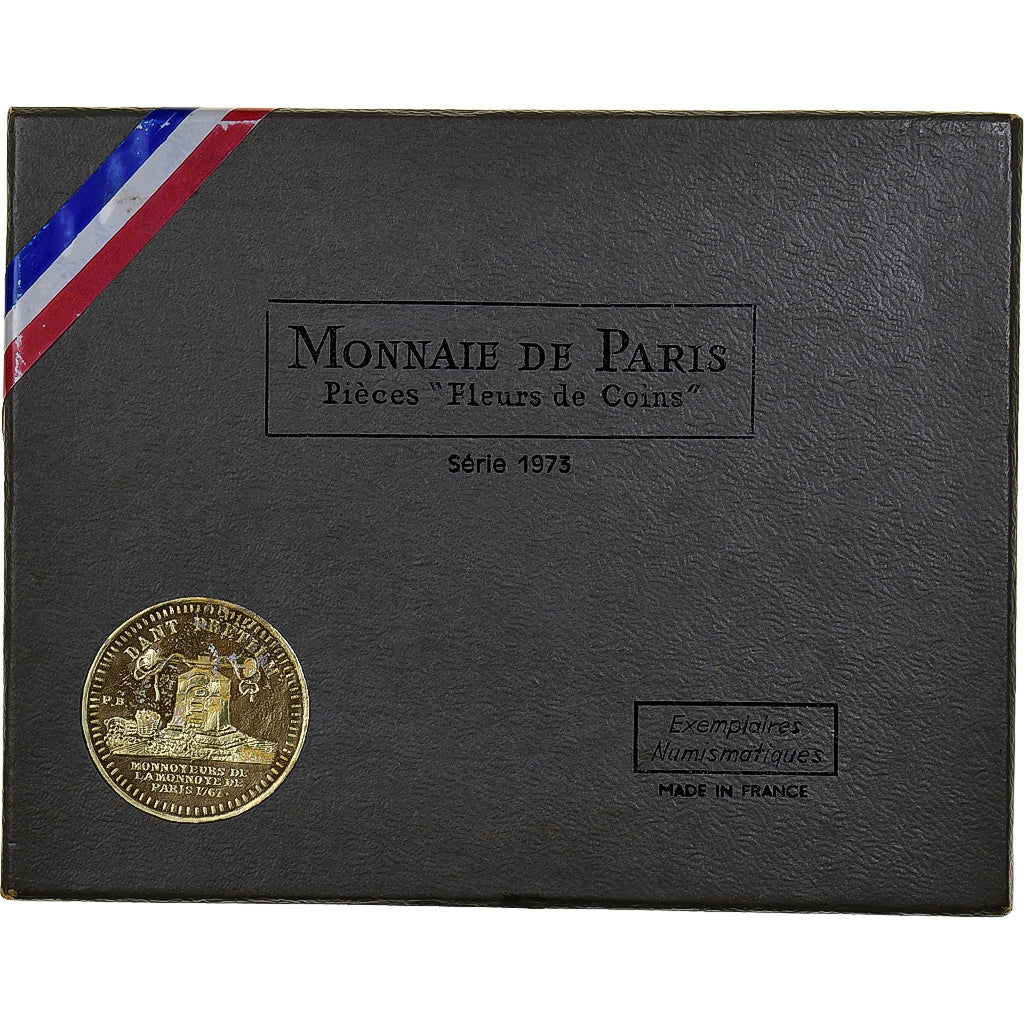 Francia, Coffret 1 c. à 10 frs., 1973, MDP, série FDC, N.C., FDC