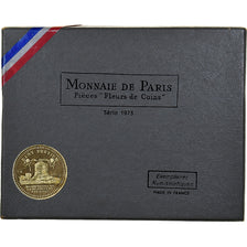 France, Coffret 1 c. à 10 frs., 1973, MDP, série FDC, MS(65-70)