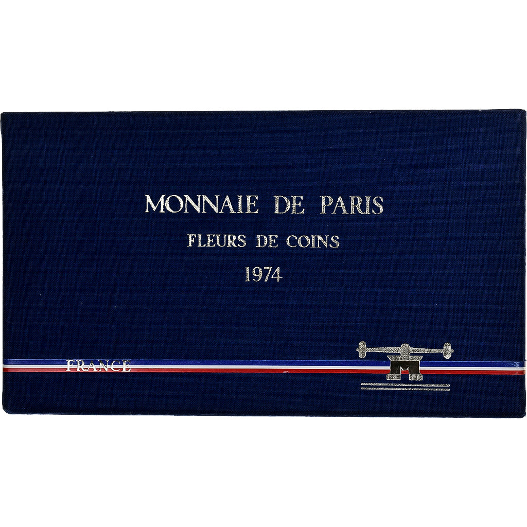 France, Coffret 1 c. à 50 frs., 1974, MDP, série FDC, FDC