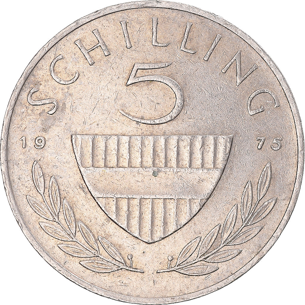 Moneta, Austria, 5 Schilling, 1975