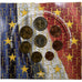 France, Coffret 1c. à 2€, série FDC, 2000, MDP, MS(65-70)