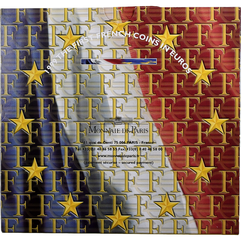 France, Coffret 1c. à 2€, série FDC, 1999, MDP, FDC