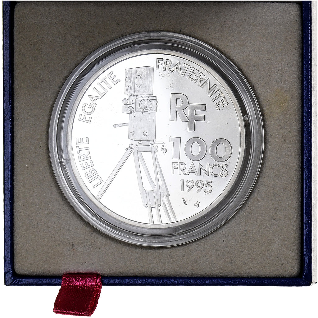 France, 100 Francs, Centenaire du cinéma - Charlie Chaplin, 1995, MDP, Proof