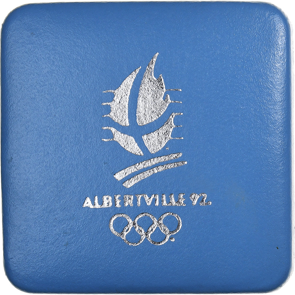 Francia, 100 Francs, 1992 Olympics, Albertville, Slalom Skiing, 1990, MDP, FS