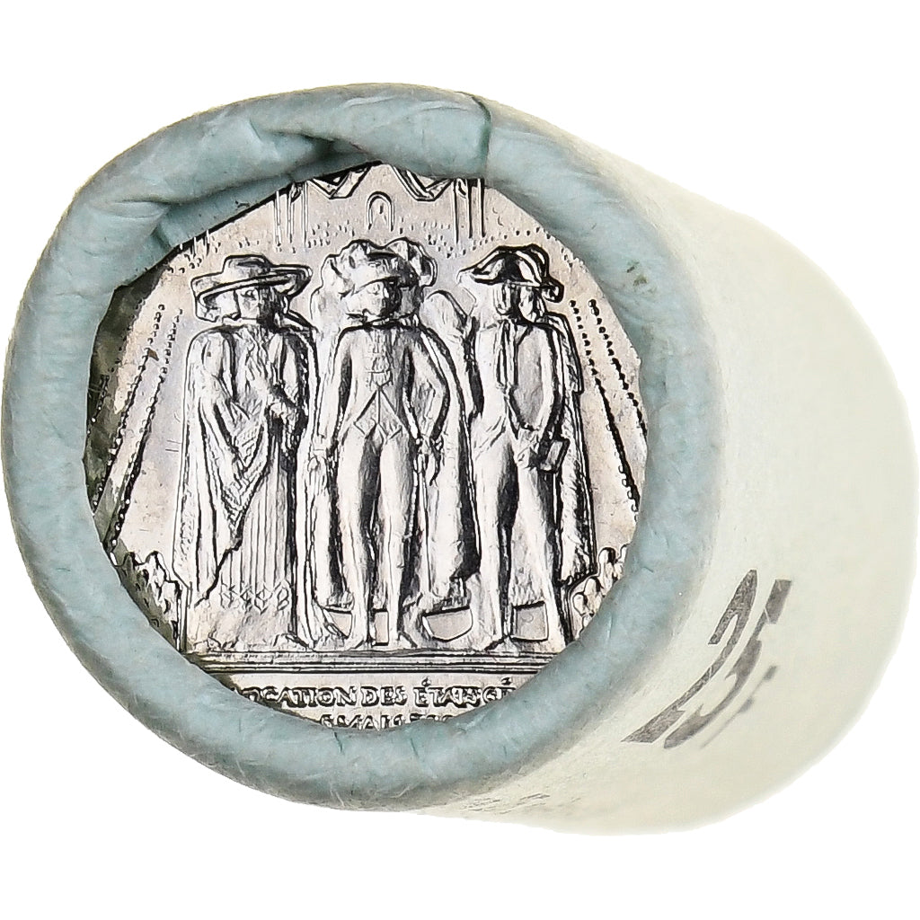 França, Rouleau 25x1 Franc, États généraux, 1989, MDP, Níquel, MS(65-70)