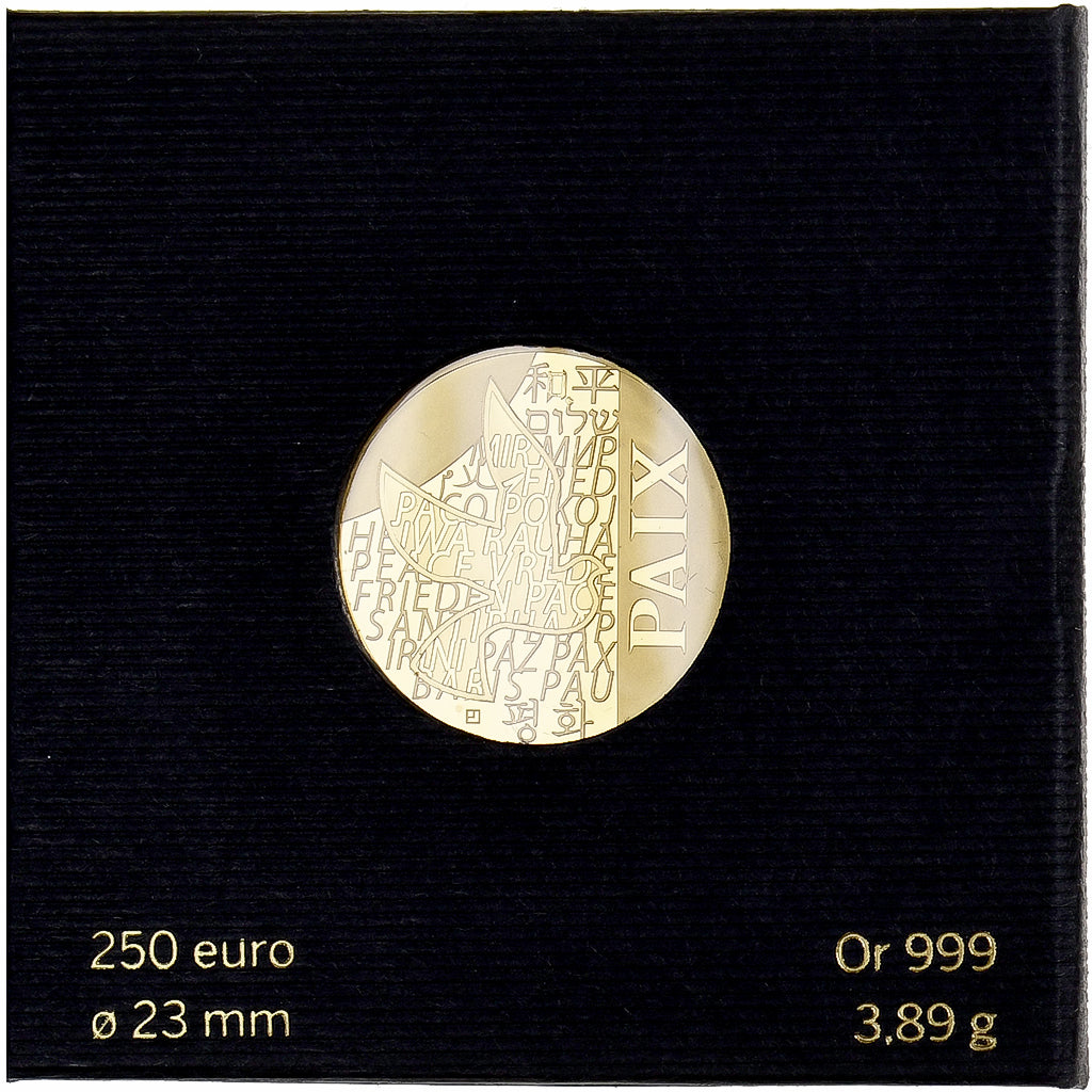 France, 250 Euro, Paix, 2013, MDP, Gold, MS(65-70)