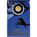 Australia, Elizabeth II, 2 Dollars, Miniature gold coin - Kookaburra, 2014