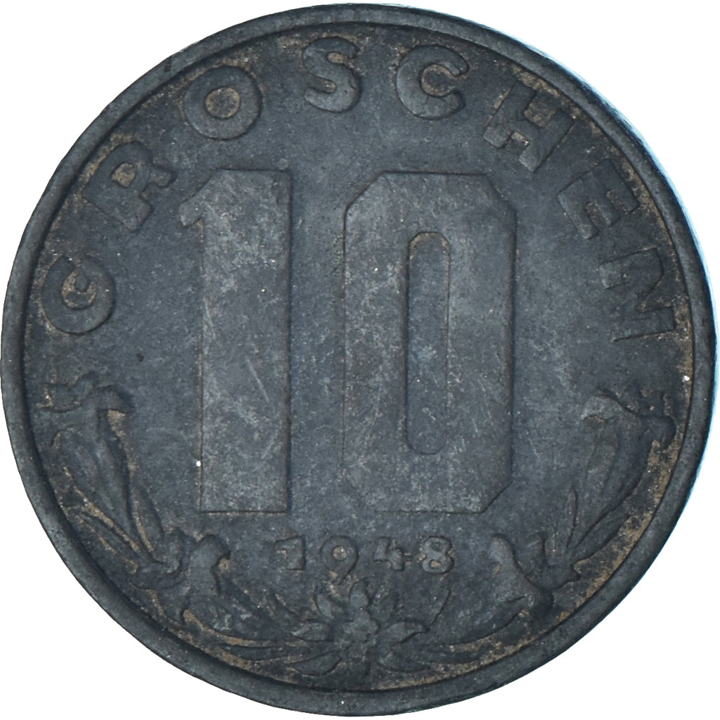 Münze, Österreich, 10 Groschen, 1948