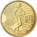 France, 10 Euro, Semeuse, Gilded, 2009, MDP, Silver, MS(65-70)