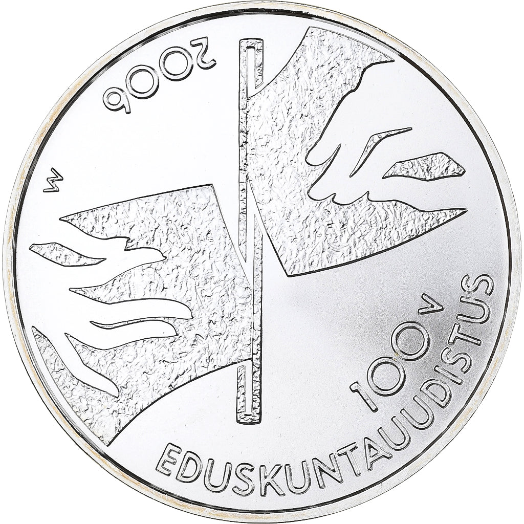Finnland, 10 Euro, Parlimentary Reform, 2006, Vantaa, Silber, STGL