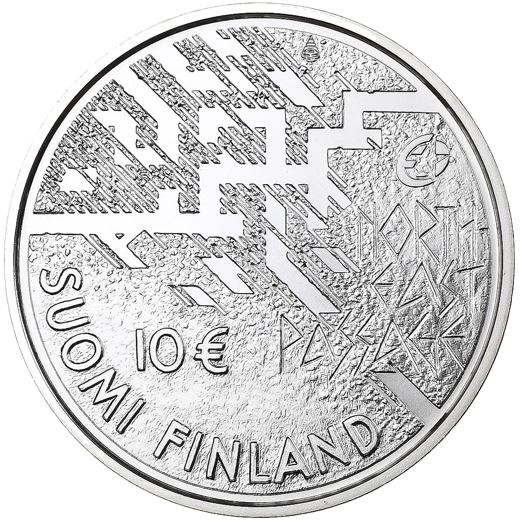 Finland, 10 Euro, Adolf Erik Nordenskiöld, 2007, Vantaa, Silver, MS(65-70)