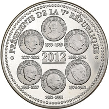 France, Medal, Présidents de la Vème République, Elysée, 2012