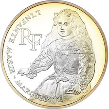France, 100 Francs, Infante Marguerite, Velasquez, 1993, MDP, Proof, Silver
