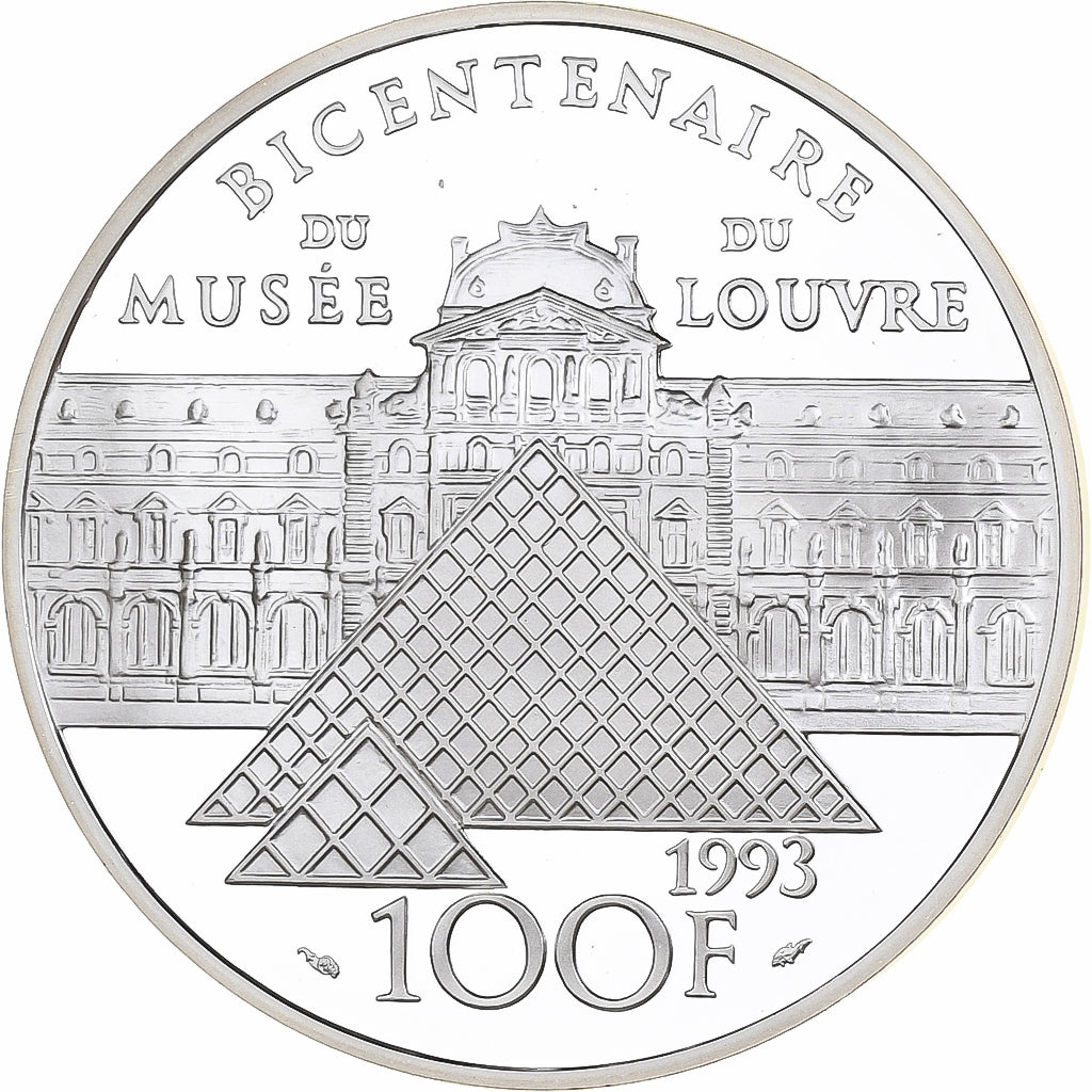 Frankrijk, 100 Francs, vénus de Milo, 1993, MDP, Proof, Zilver, FDC