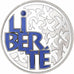 France, 6,55957 Francs, Liberté, 2001, MDP, Proof, Colorized, Silver, MS(65-70)