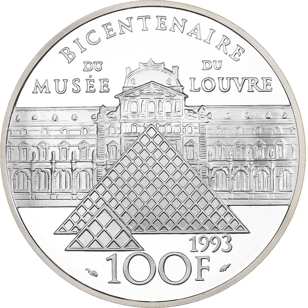 Francia, 100 Francs, vénus de Milo, 1993, MDP, FS, Argento, FDC