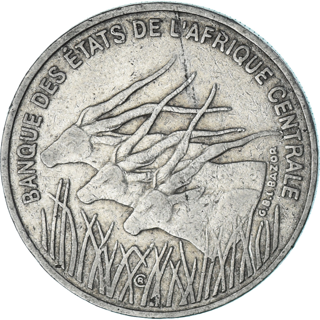 Münze, Zentralafrikanische Staaten, 100 Francs, 1996