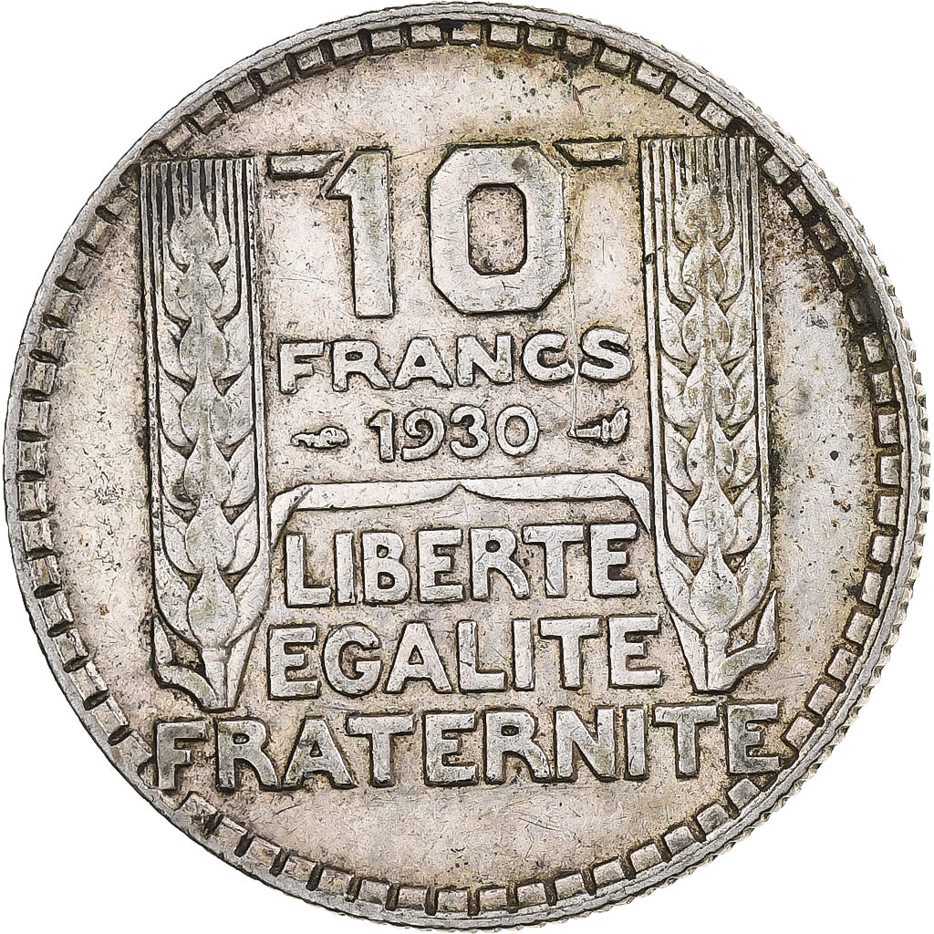 Francia, 10 Francs, Turin, 1930, Paris, Argento, MB+