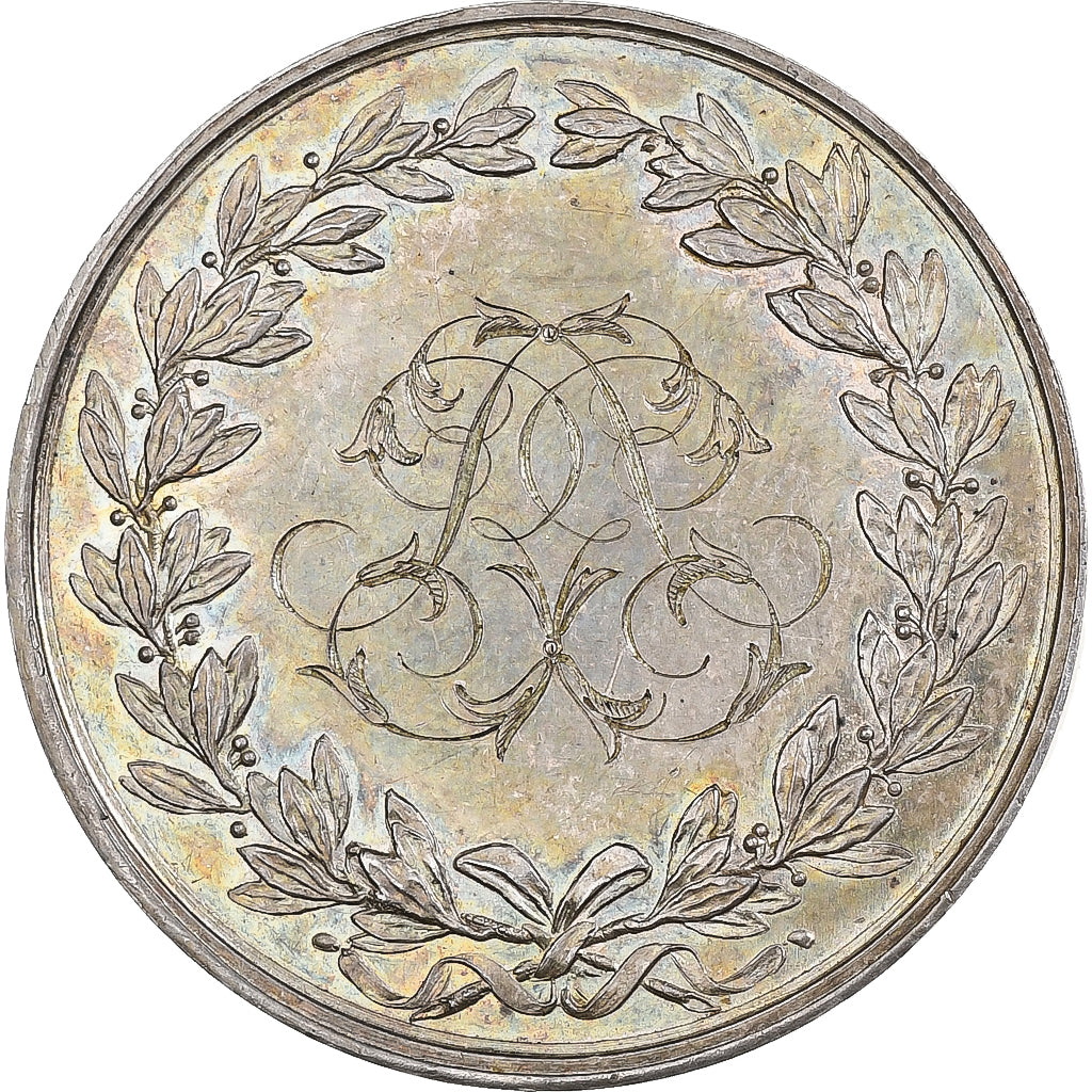 France, Medal, Wedding, 1849, Silver, AU(55-58)