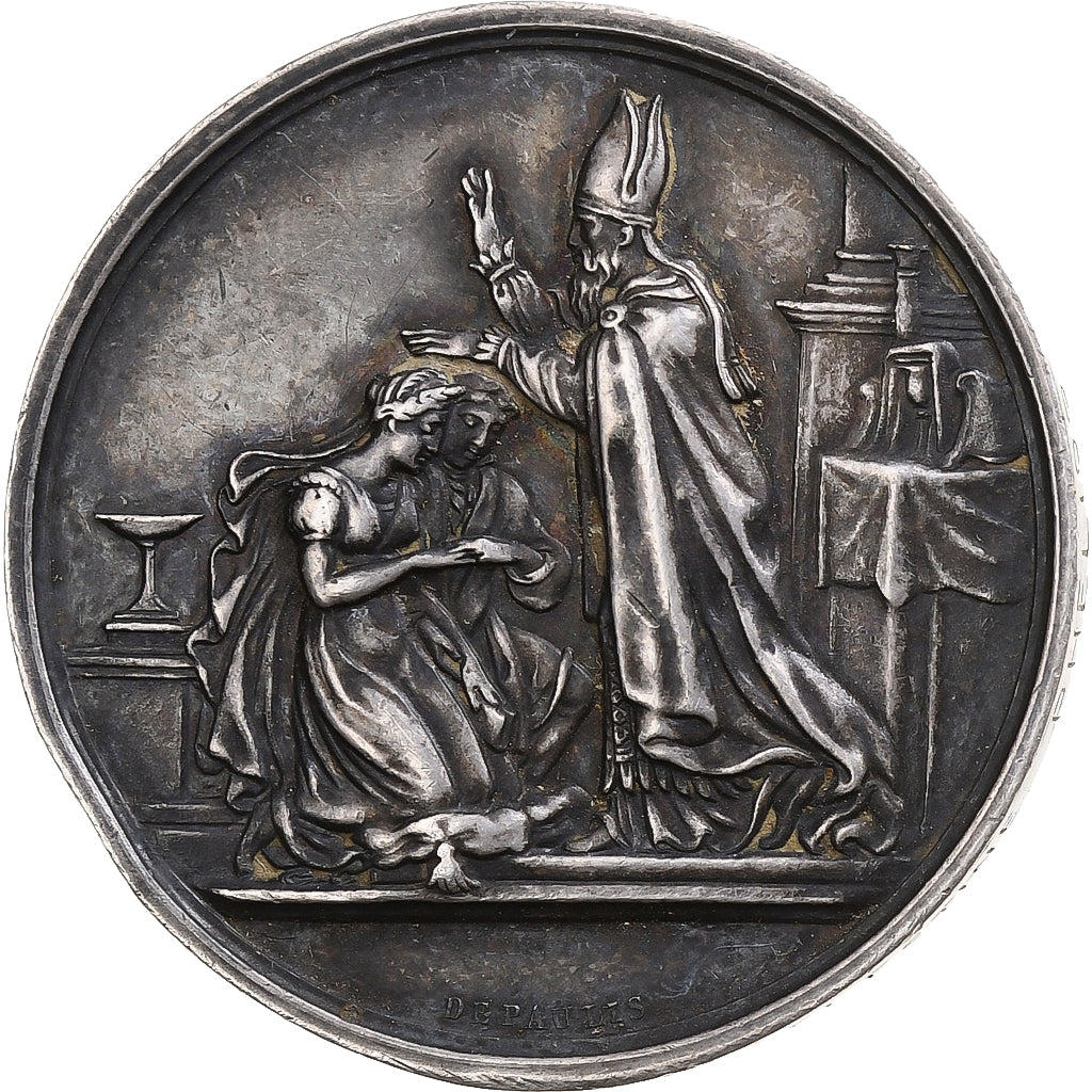 France, Medal, Wedding, 1903, Silver, Depaulis, EF(40-45)