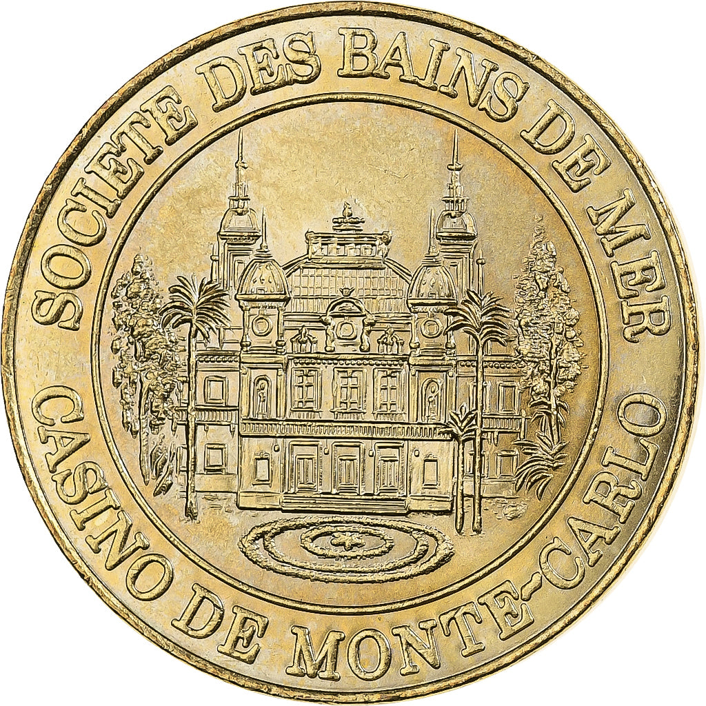 Monaco, Casino Token, Casino Monte-Carlo, 1 Euro, 2001-2002, MDP, Messing, VZ