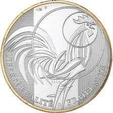 Francia, 10 Euro, Coq, 2016, MDP, Argento, SPL+