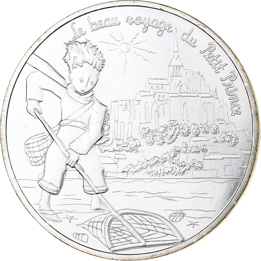 Francia, 10 Euro, Le Petit Prince (pêche au Mont Saint-Michel), 2016, MDP