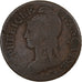 Francia, 5 Centimes, Dupré, AN 8, Lille, Rame, MB