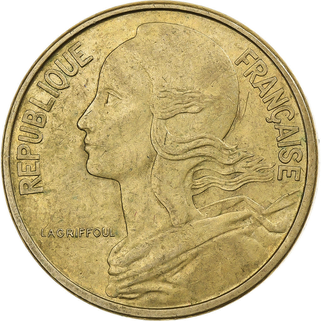 França, 50 Centimes, Marianne, 1964, Paris, Alumínio-Bronze, EF(40-45)