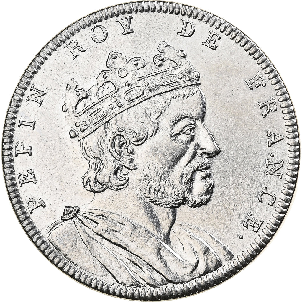 Frankrijk, Medaille, Pépin le Bref, Pépin Roy De France, Nickel, UNC-