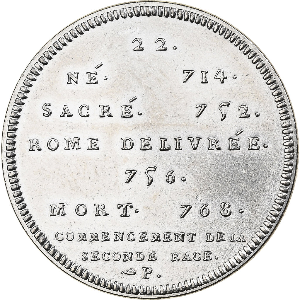 Frankrijk, Medaille, Pépin le Bref, Pépin Roy De France, Nickel, UNC-