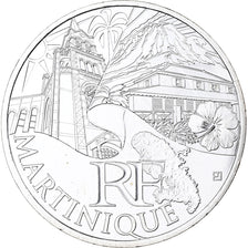 Frankreich, 10 Euro, Martinique, 2011, MDP, Silber, STGL