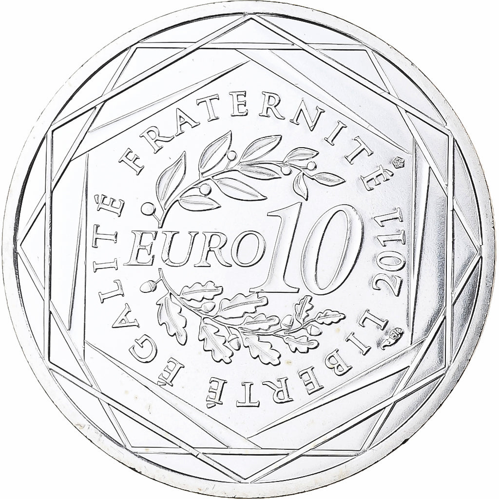Frankreich, 10 Euro, Martinique, 2011, MDP, Silber, STGL