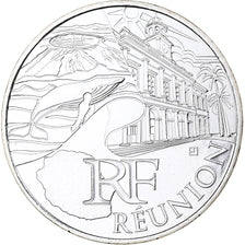 Francia, 10 Euro, Réunion, 2011, MDP, Argento, FDC