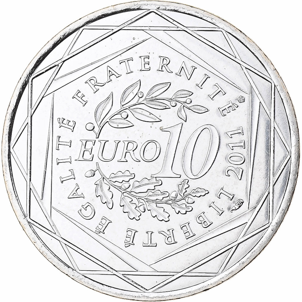 Frankreich, 10 Euro, Poitou-Charentes, 2011, MDP, Silber, STGL