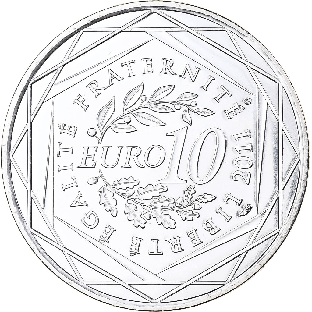 Francia, 10 Euro, Nord-Pas-de-Calais, 2011, MDP, Argento, FDC
