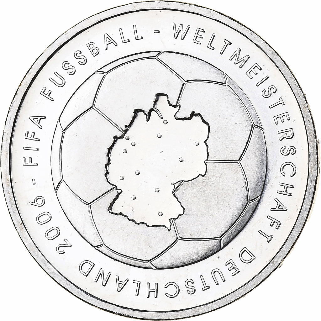 Germania, 10 Euro, 2006 FIFA World Cup, 2003, Berlin, Argento, FDC