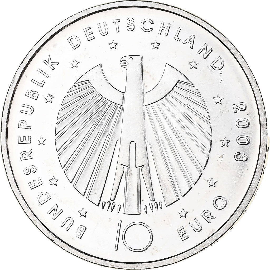 Germania, 10 Euro, 2006 FIFA World Cup, 2003, Berlin, Argento, FDC