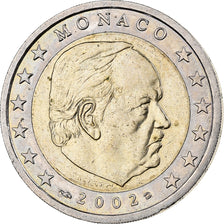 Monaco, Rainier III, 2 Euro, 2002, MDP, Bi-Metallic, AU(55-58)