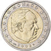 Monaco, Rainier III, 2 Euro, 2002, MDP, Bi-Metallic, AU(55-58)
