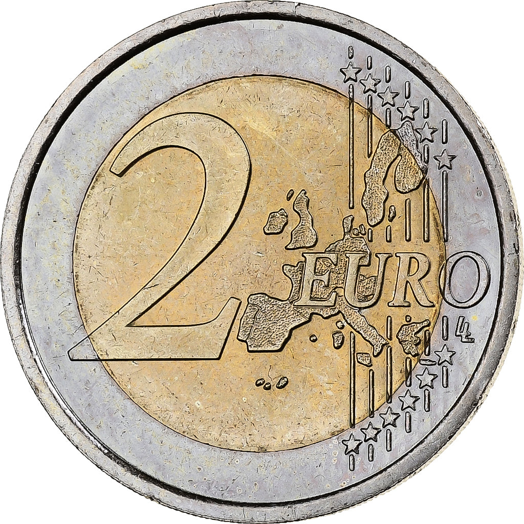 Monaco, Rainier III, 2 Euro, 2002, MDP, Bi-Metallic, AU(55-58)