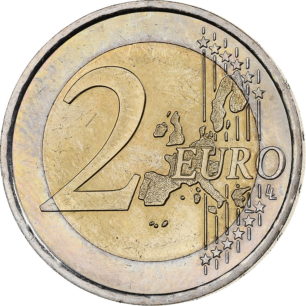 Monaco, Rainier III, 2 Euro, 2002, MDP, Bi-Metallic, VZ