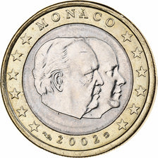 Monaco, Rainier III & Albert, Euro, 2002, MDP, Bimétallique, SUP