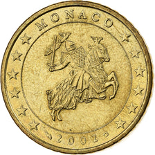 Monaco, Rainier III, 50 Centimes, 2002, MDP, Nordic gold, AU(55-58)