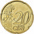 Monaco, Rainier III, 20 Centimes, 2002, MDP, Nordic gold, AU(55-58)