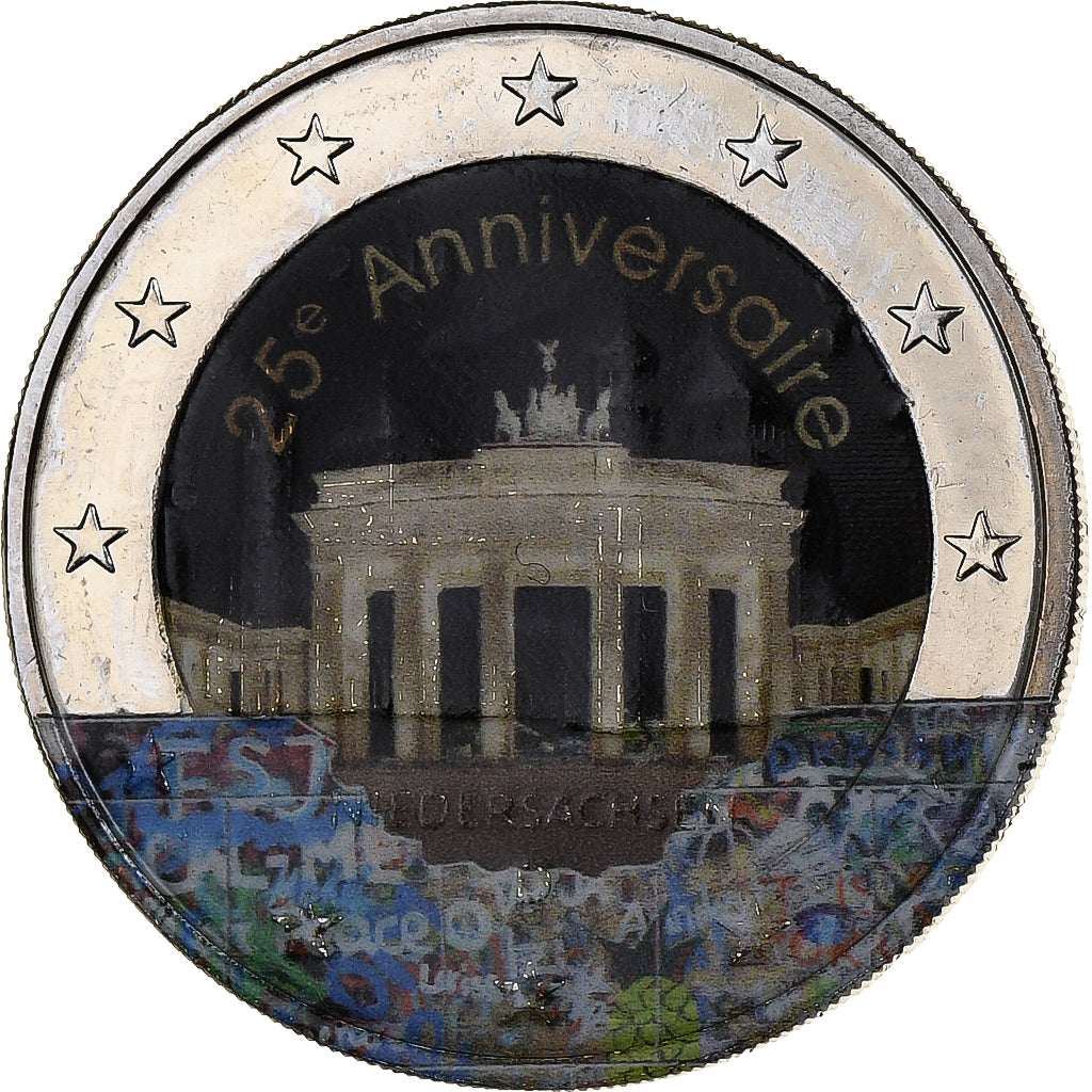 Duitsland, 2 Euro, Niedersachsen, 2014, Karlsruhe, Bi-Metallic, UNC-