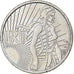 Francia, 5 Euro, Semeuse, 2008, MDP, Plata, EBC+