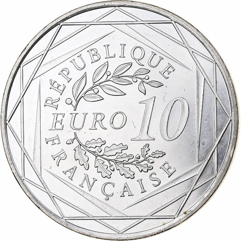Frankrijk, 10 Euro, Hercule, 2012, MDP, Zilver, UNC-