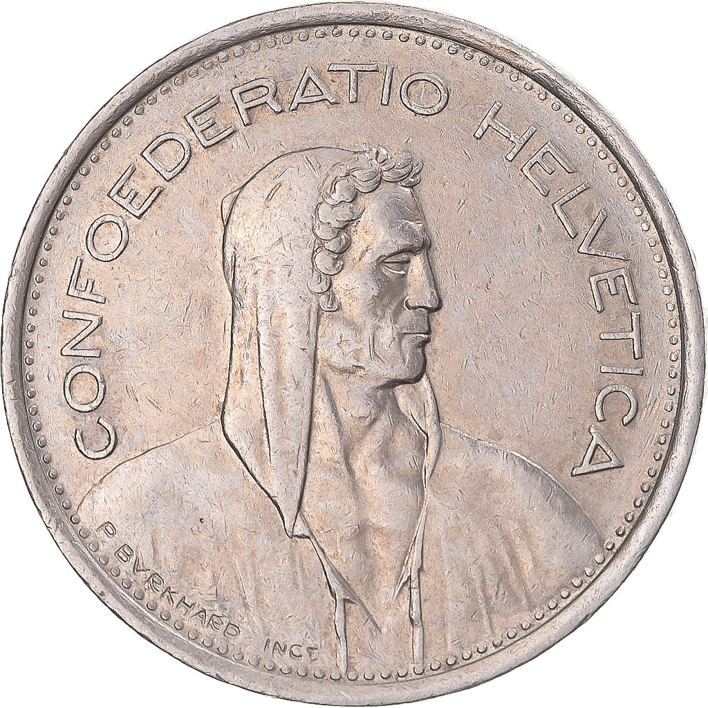 Coin, Switzerland, 5 Francs, 1968