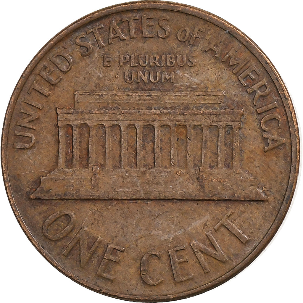 USA, Cent, Lincoln, 1959, Denver, Brązowy, VF(30-35)